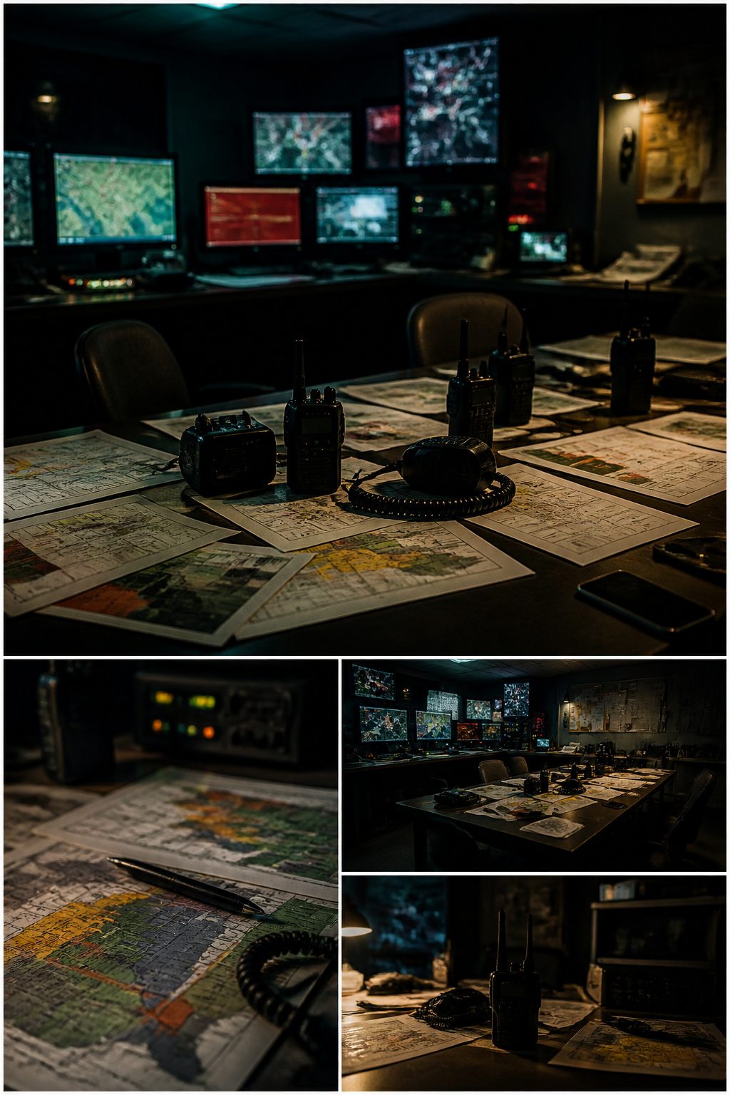 A radio and a phone sit nearby, representing potential distractions.