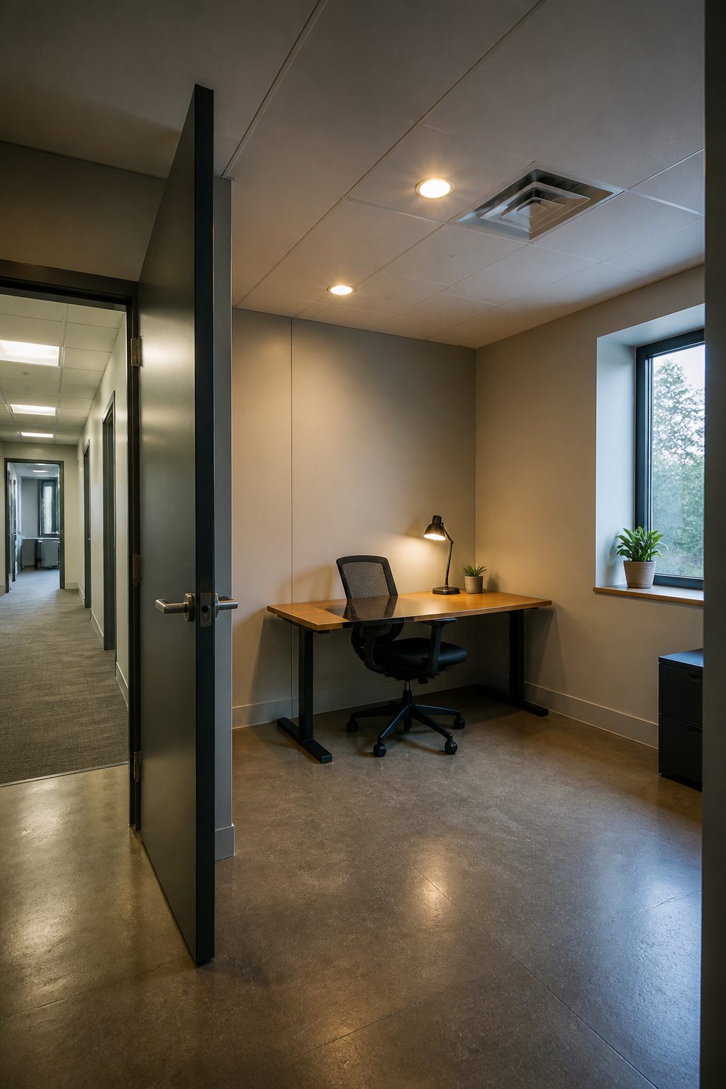 Photograph of a safe room featuring bullet-resistant wall construction.