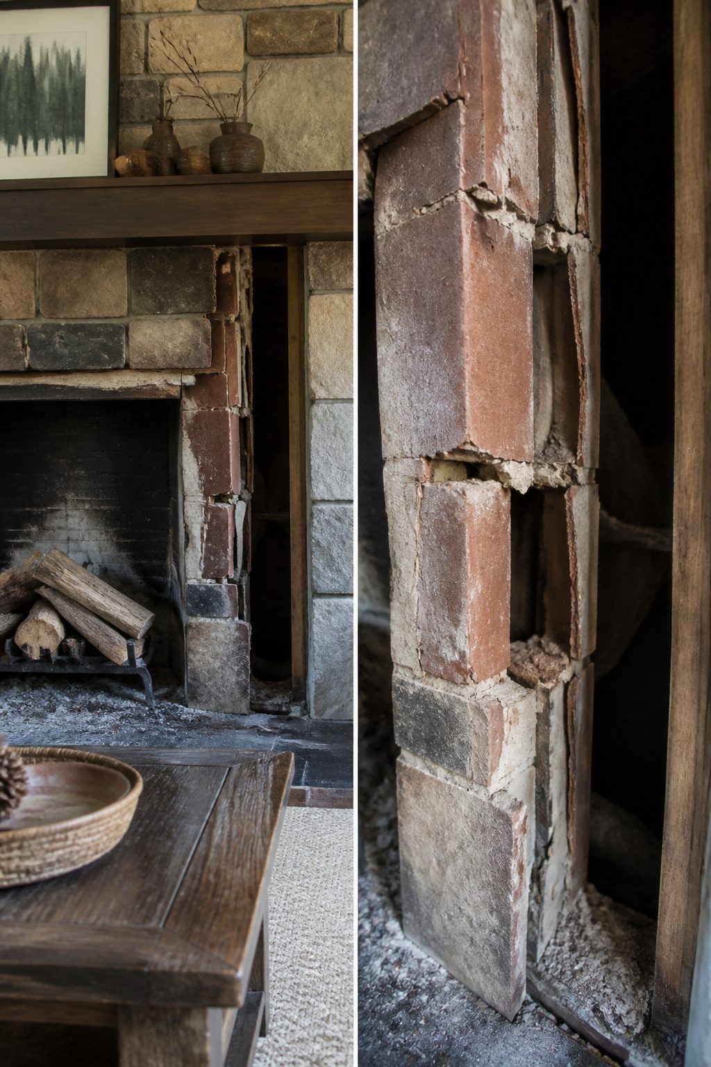Chimney Fire: Causes, Signs, Risks and Prevention Guide 2026 6 A photo depicting damaged terracotta tiles from a chimney fire.
