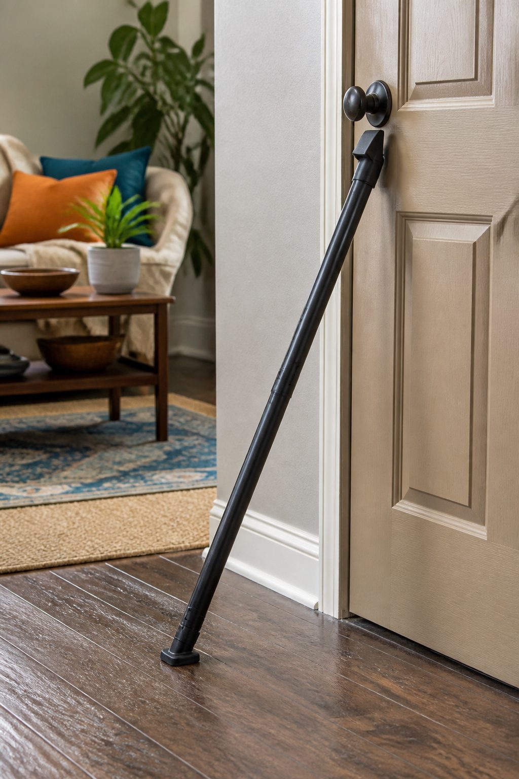 Door Security Bar: 8 Models and How to Choose in 2026 9 SecurityMan SecurityBar2 displayed in front of door frames.