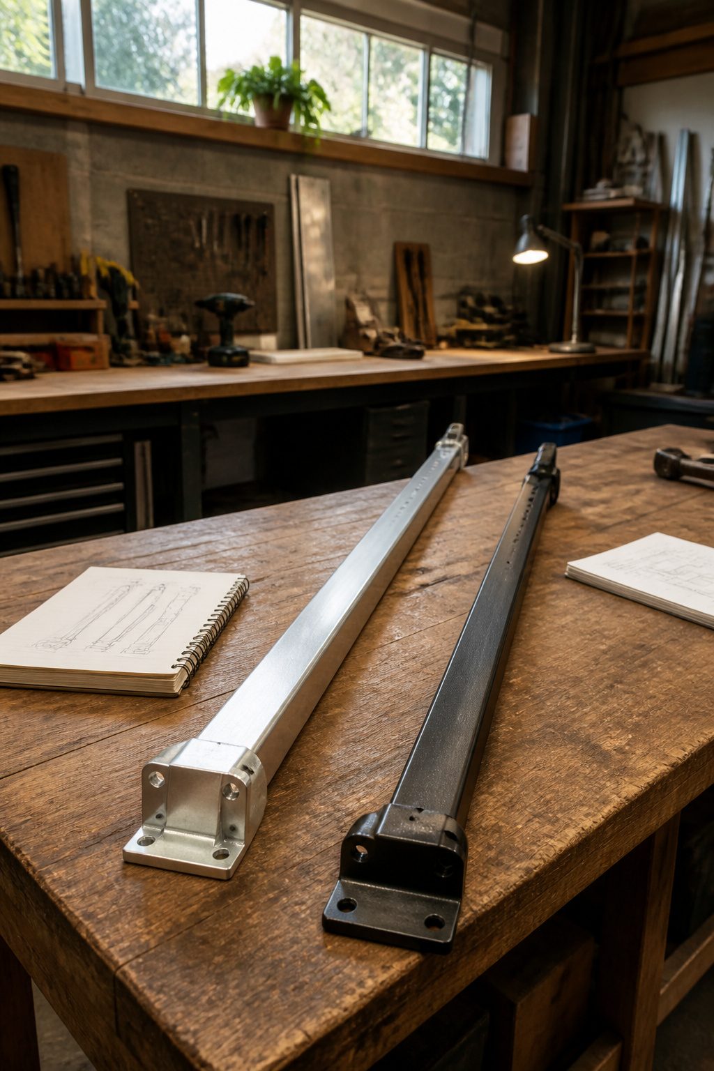 Door Security Bar: 8 Models and How to Choose in 2026 10 Comparison of aluminum alloy and steel security bars on a table.