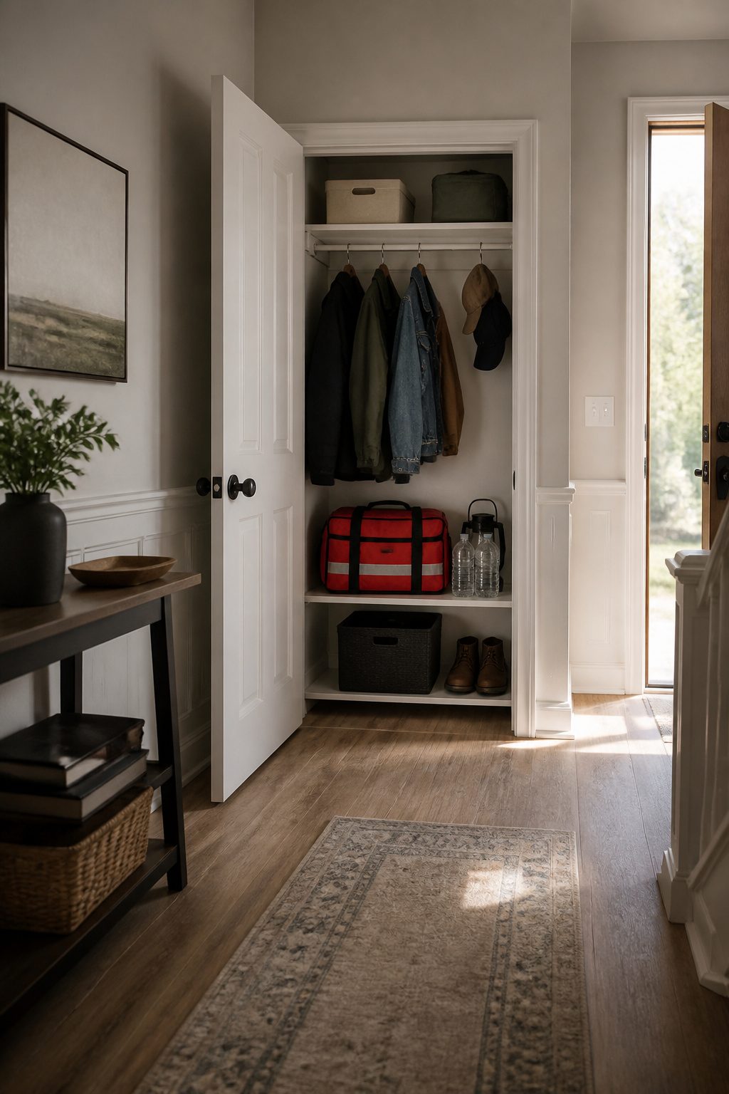 Emergency Preparedness Kits: What to Include in Yours 16 An emergency kit stored in an accessible location for quick retrieval.