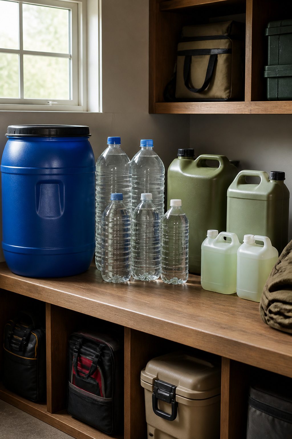 A collection of plastic bottles labeled with different resin codes.