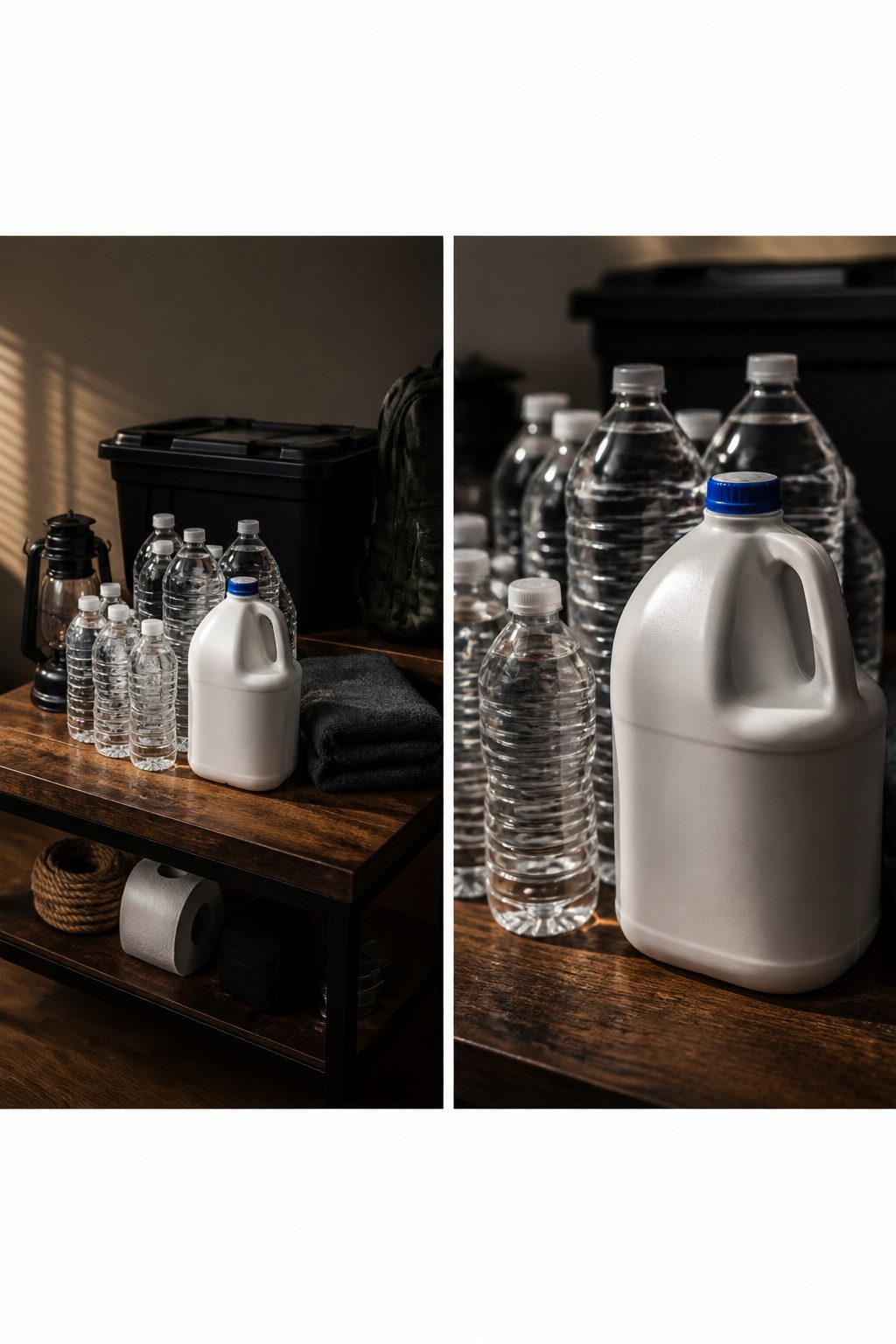 How Long to Boil Drinking Water: A 2026 Guide to Safe Disinfection 9 Bottled water and bleach for emergency water disinfection.