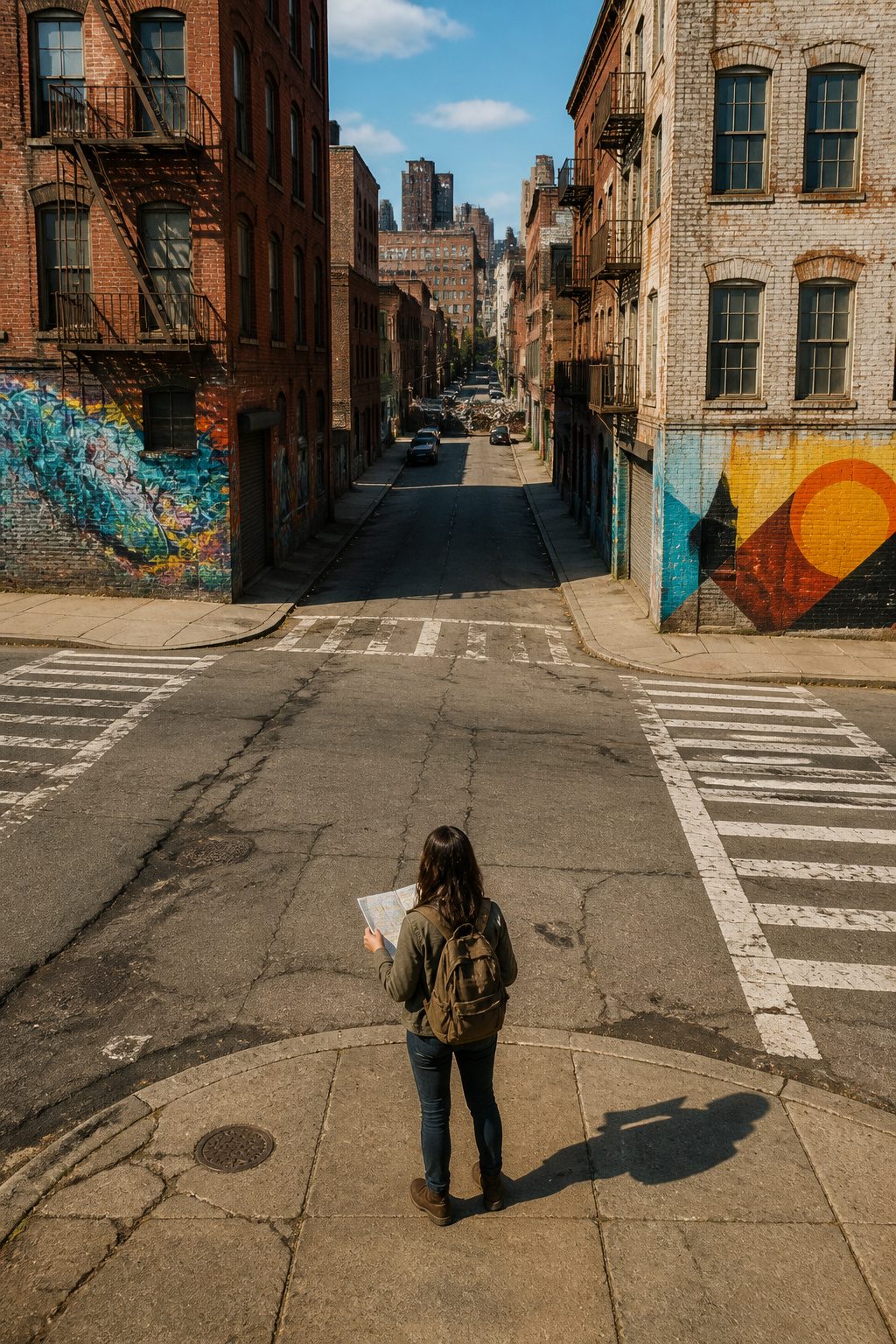 How to Escape a Riot: 9 Steps to Get Out Safely (2026) 1 A street view showing multiple routes and buildings.
