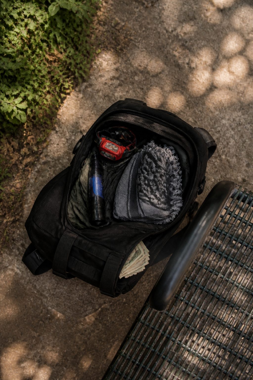 How to Escape a Riot: 9 Steps to Get Out Safely (2026) 12 A go bag with essential items packed inside.