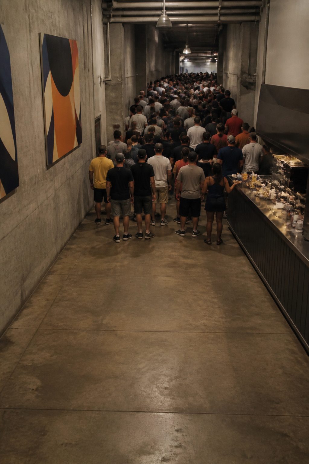 How to Survive a Stampede: 8 Steps for Escaping a Deadly Crowd (2026) 5 A crowded area with narrow doorways and hallways visible.