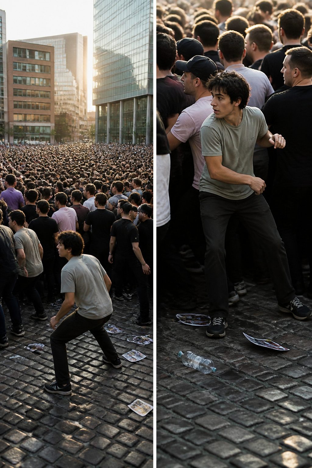 How to Survive a Stampede: 8 Steps for Escaping a Deadly Crowd (2026) 8 An illustration of crowd dynamics with people moving in waves.