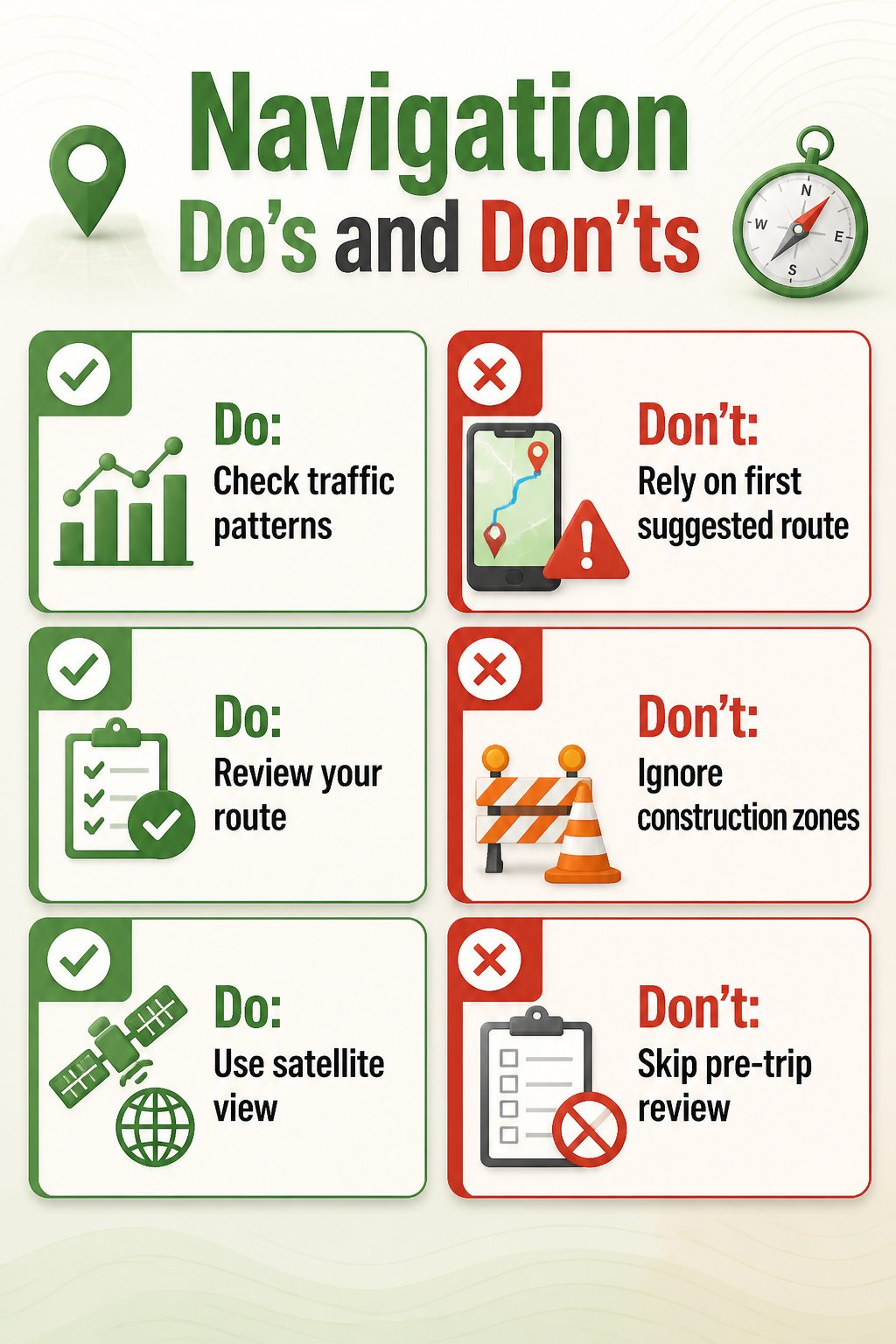 Maps and Directions: Online Services, Route Planning and 8 Map Types for 2026 11 An informative graphic on navigation habits and best practices.