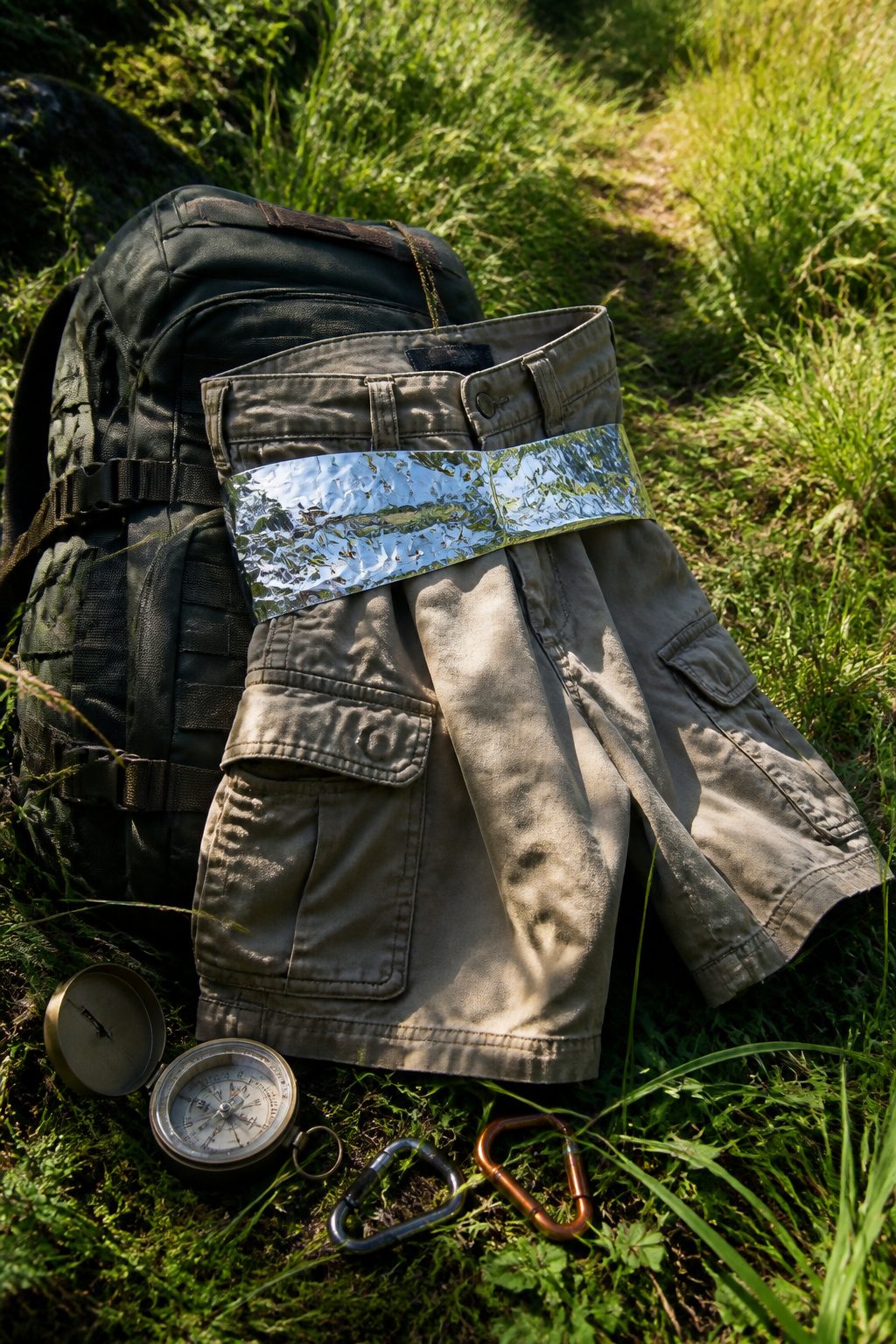 Mylar Blanket Uses: 38 Practical Ideas for Emergencies & Daily Life (2026) 35 A mylar strip tied around the waist as a makeshift belt.
