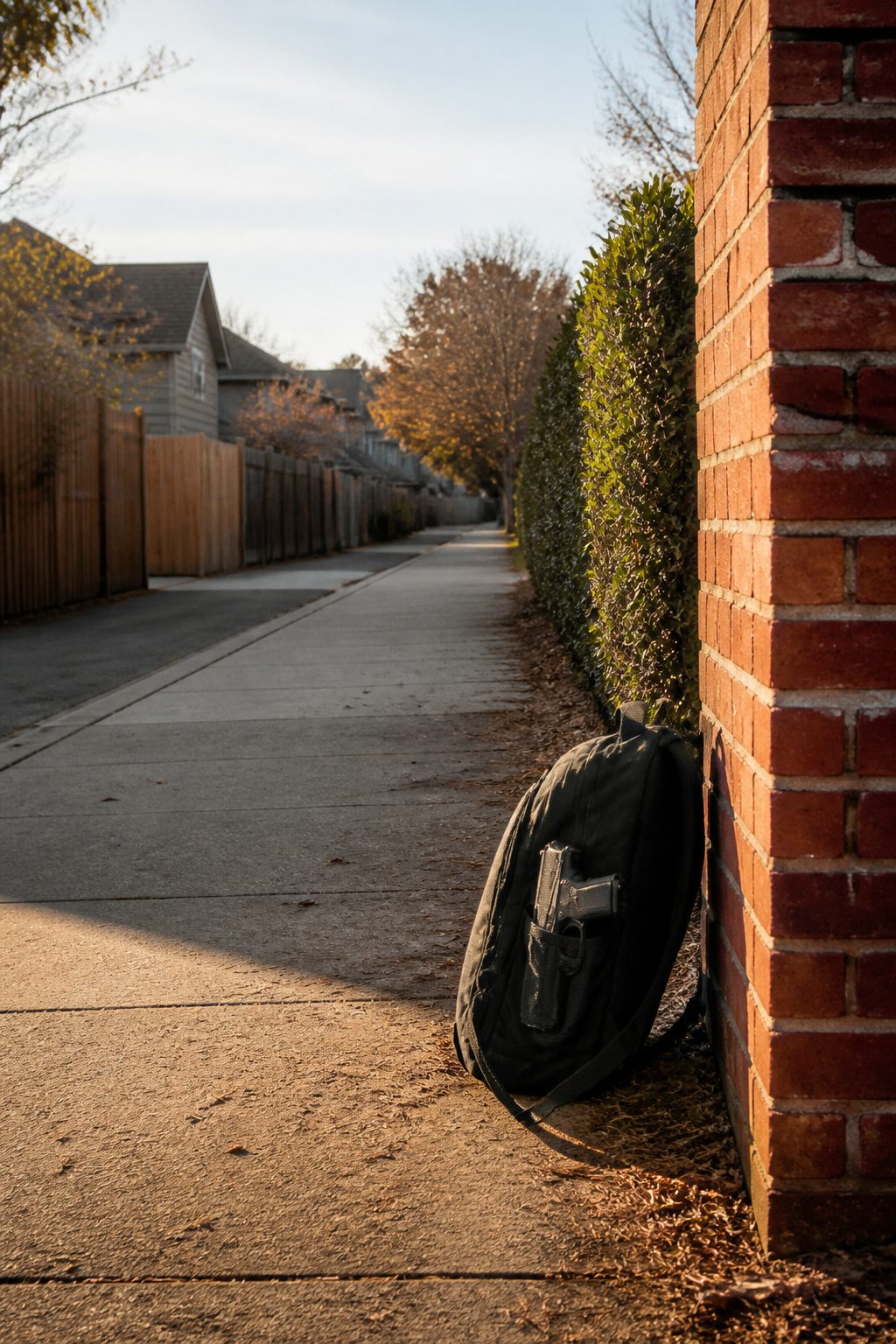A photograph illustrating local restrictions on open carry.
