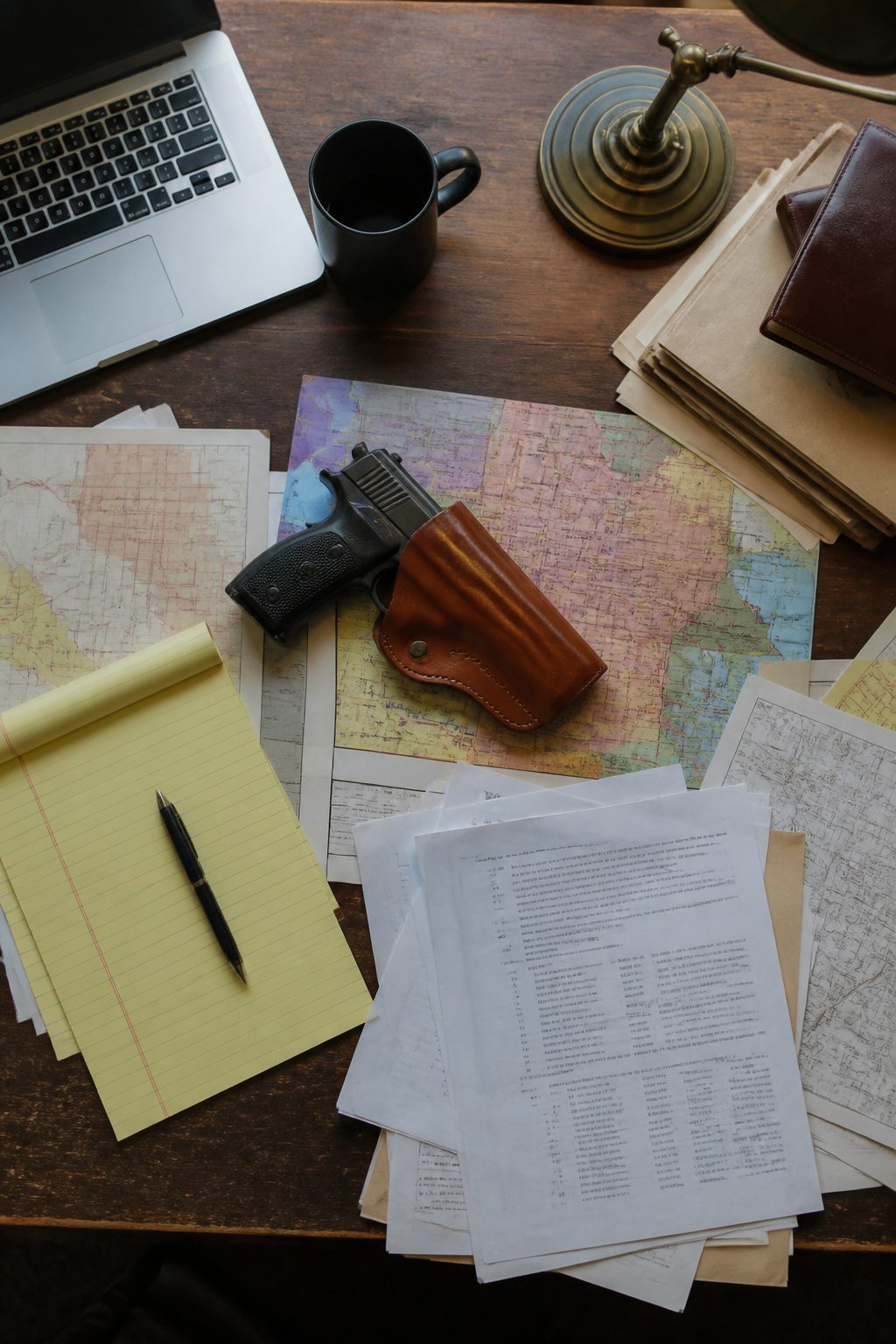 A photograph depicting local laws affecting open carry.