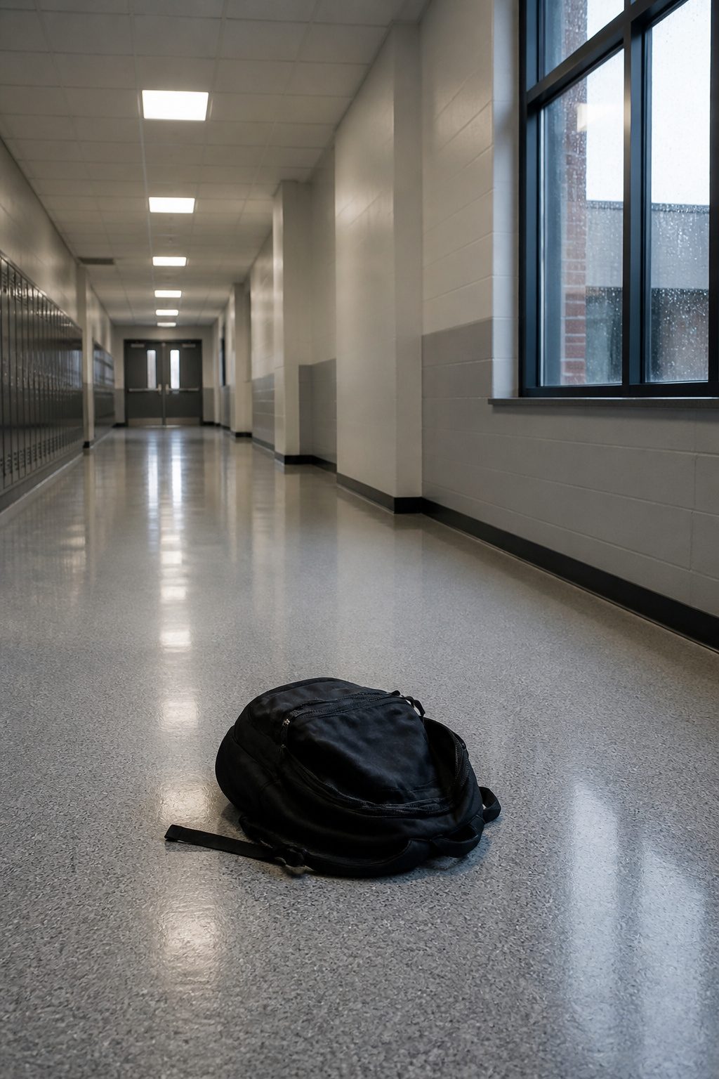 Run Hide Fight: The 2020 Controversial Action Film and Two Key Things It Changed 1 A person running down a school hallway with lockers on both sides.